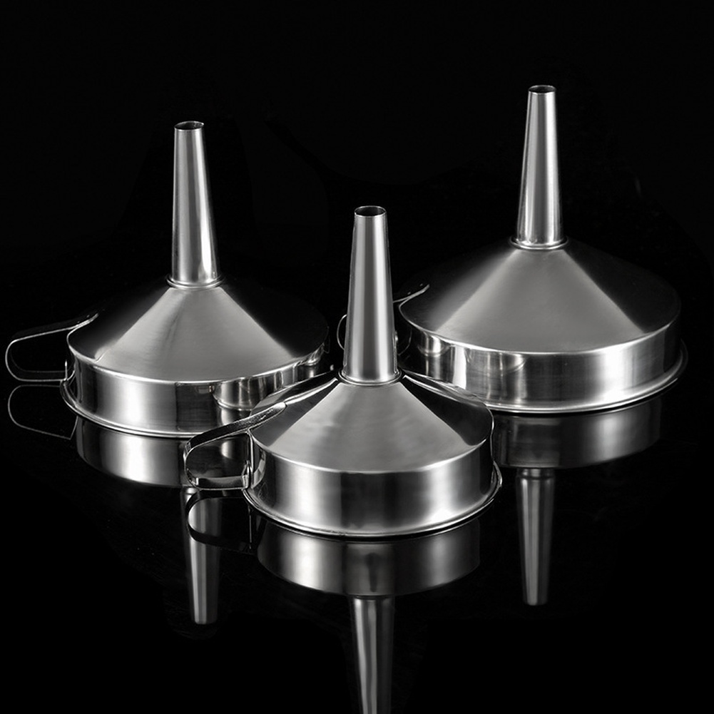 Kitchen Appliances For Cooking - 1Pc Stainless Steel Cooking Oil Funnel