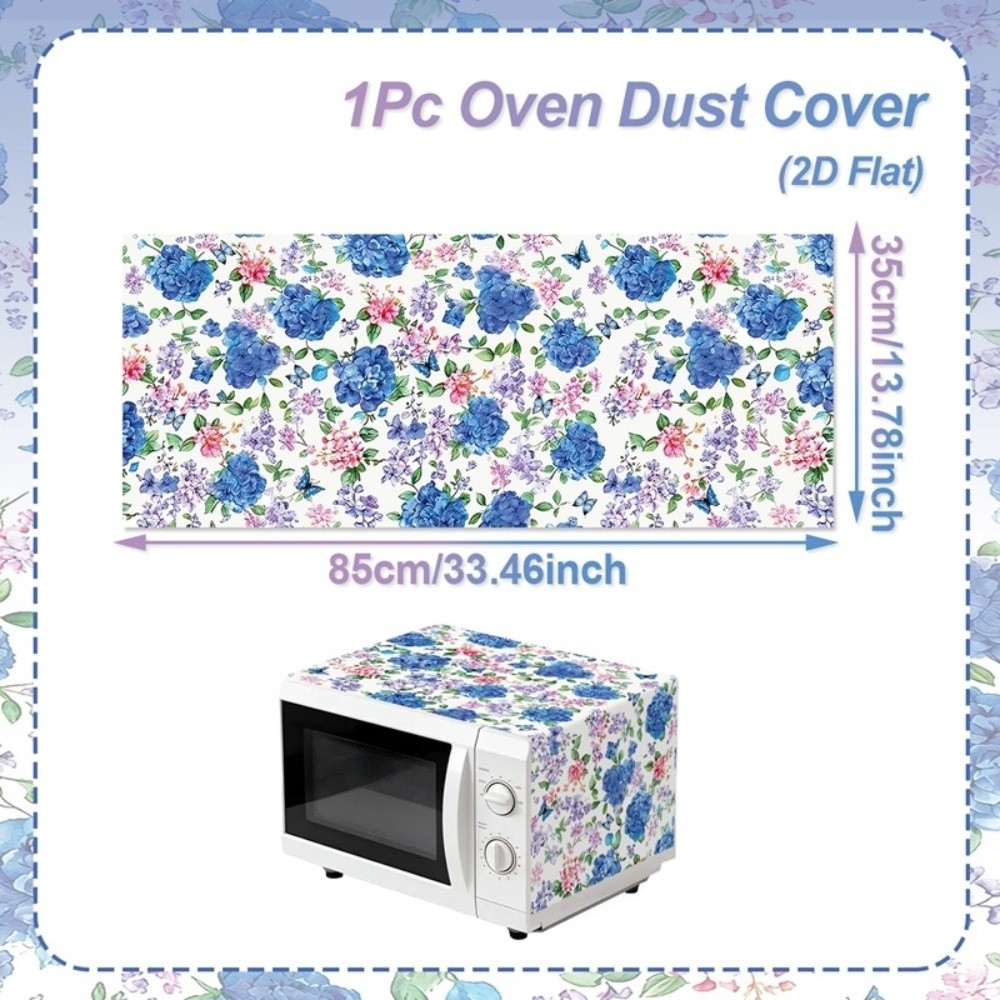 Kitchen Appliances Oven - Multi-Purpose Universal Microwave Cover Printed Floral