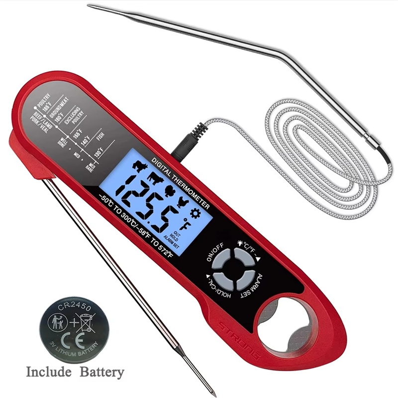 Kitchen Appliances For Cooking - Meat Thermometer Dual-Probe Digital Kitchen Cooking