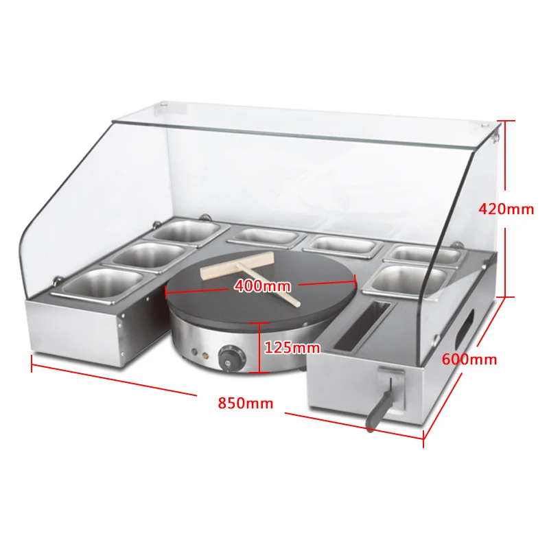 Pancake Oven Workbench Crepe M - đánh giá và giá Crepe Maker Non Stick