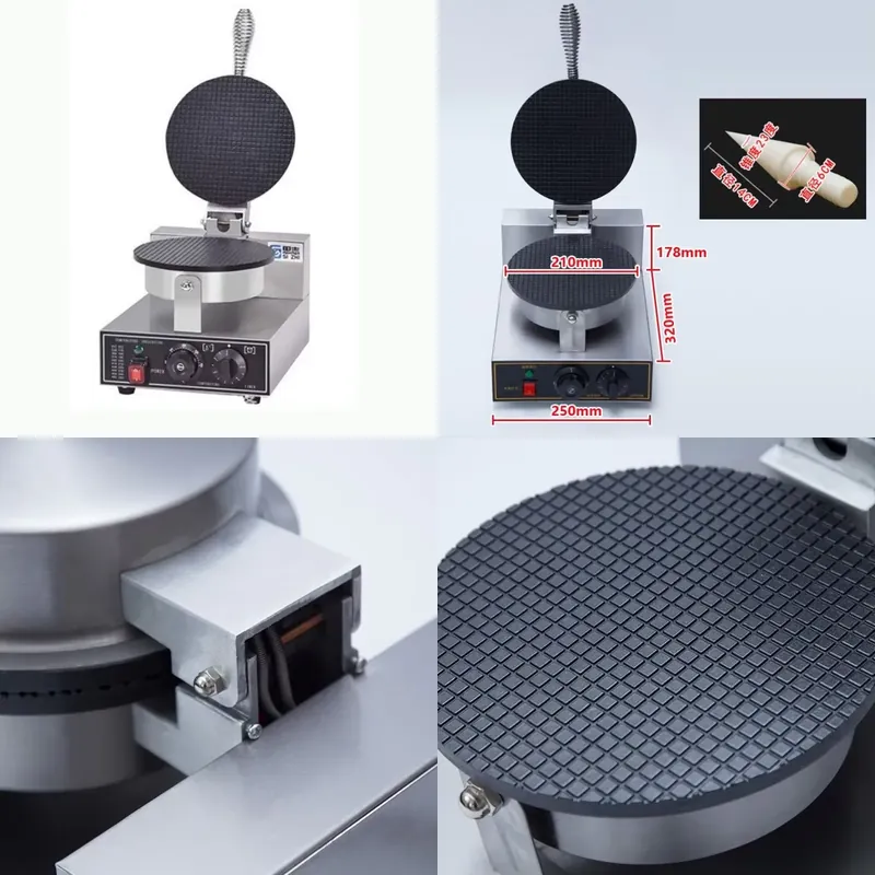 TEBAK Factory Snack Machines E - đánh giá và giá Crepe Maker Non Stick