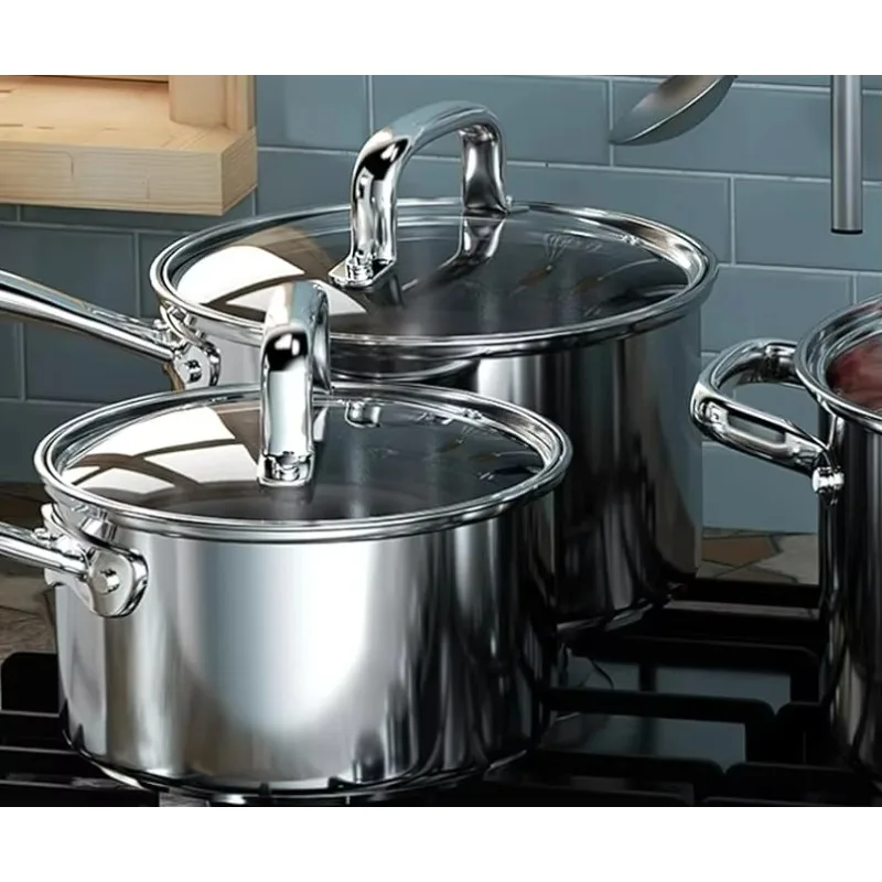 8-Piece high-quality stainless - đánh giá và giá Kitchen Appliances Luxury