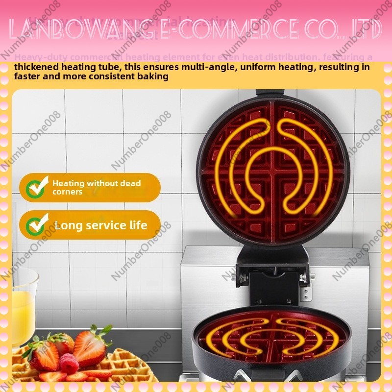 Rotating Waffle Maker Griddle  - đánh giá và giá Crepe Maker Non Stick