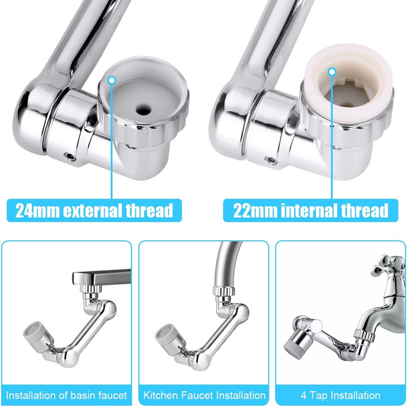 1080° Rotation Faucet Sprayer  - đánh giá và giá Kitchen Appliances Bundle