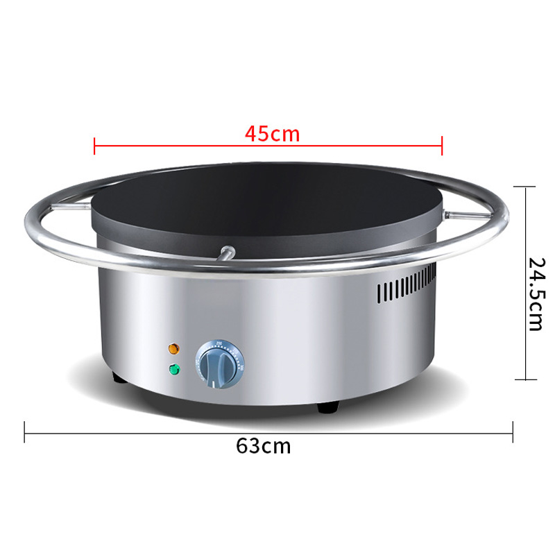 Manual Rotating Electric Panca - đánh giá và giá Crepe Maker Non Stick